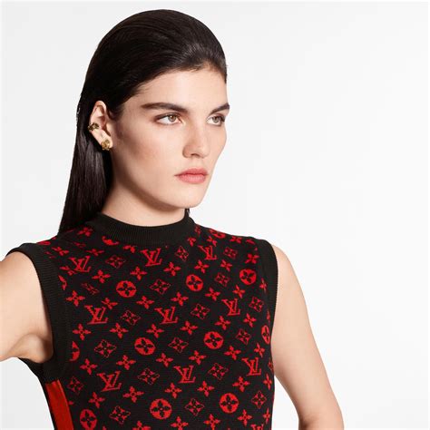 lv dres|louis vuitton sleeveless dress.